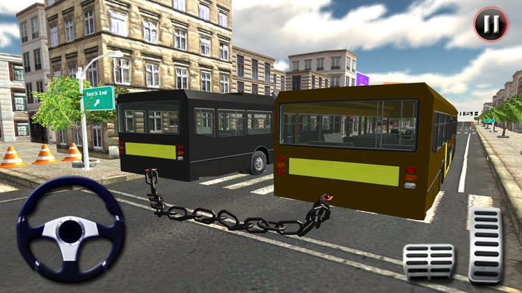 Chained Coach Bus 3D