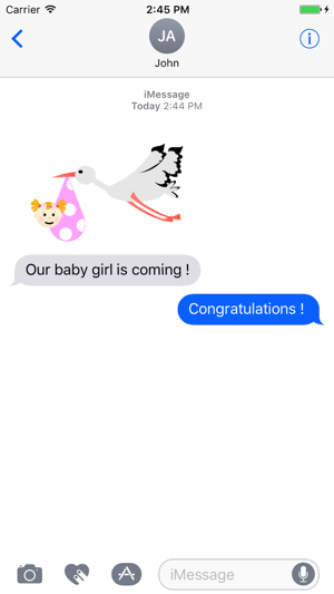 Baby's Birth Sticker Pack(圖2)-速報App