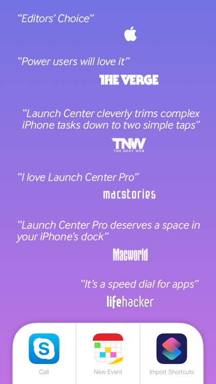 Launch Center Pro