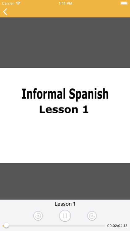 Informal Spanish on Video