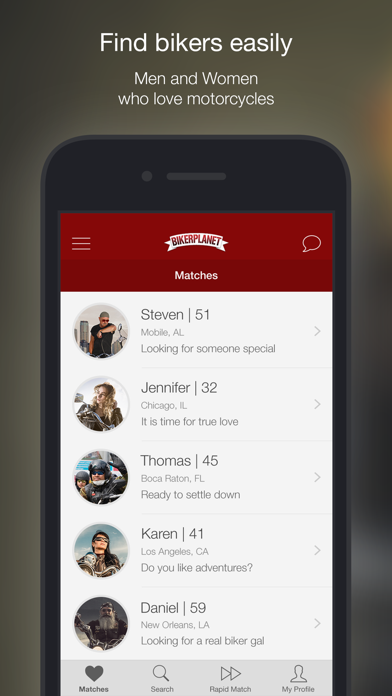Biker Planet Dating App screenshot 2