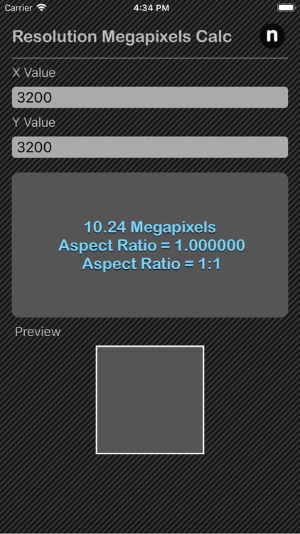 Resolution Megapixels Calc screenshot-4