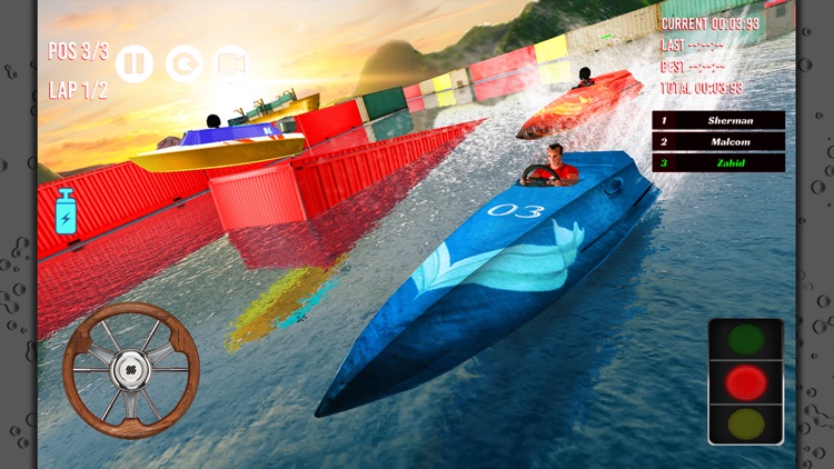 3D Boat Racing Simulator 2018 screenshot-4