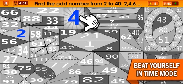 Find The Numbers 1 to 100(圖3)-速報App