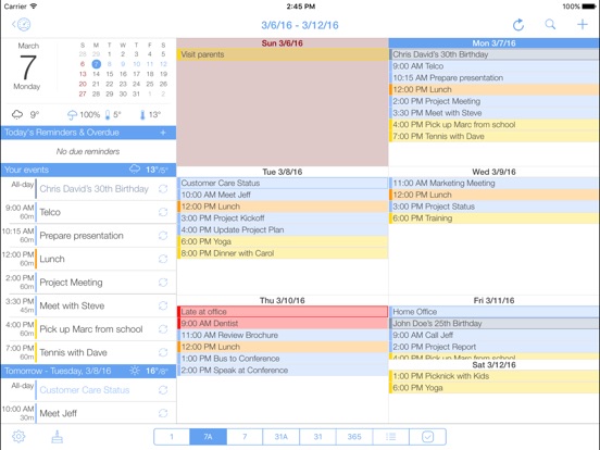 miCal - The iPhone Calendar Screenshots