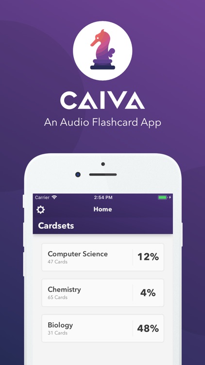 Caiva :: Audio Flashcard App