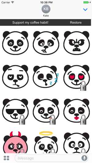 Pandamonium Stickers