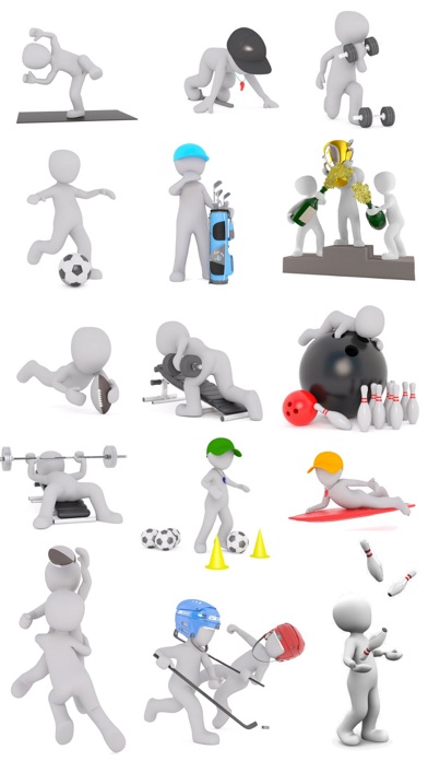Sports figure 3D screenshot 2