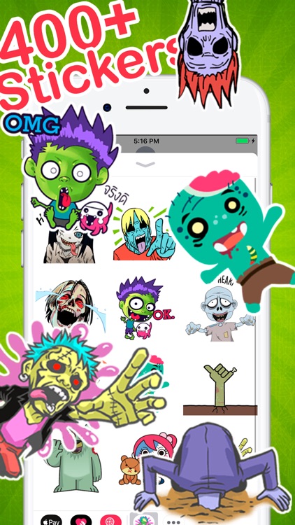 Zombie Stickers Collection