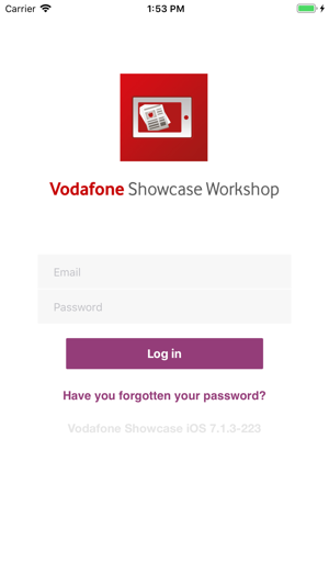 Vodafone Showcase Workshop