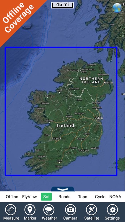 Marine : Ireland HD - GPS Map Navigator screenshot-4