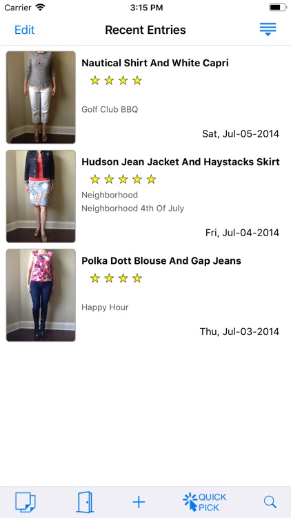 Wardrobe Journal