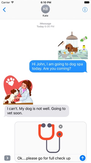 Happy Healthy Dog: Vet Care & Grooming Stickers(圖3)-速報App