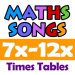 Maths Songs Times Tables 7x  12x