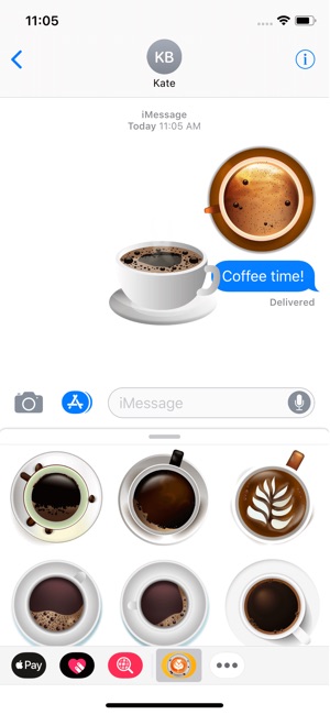 Latte Coffee Sticker(圖2)-速報App