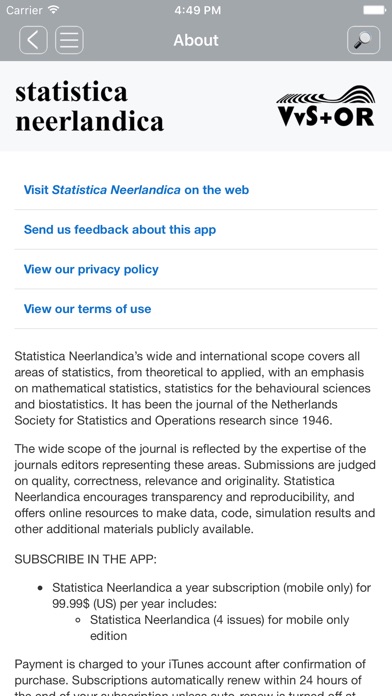 Statistica Neerlandica screenshot 3