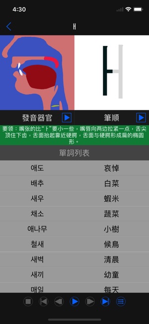 韓語字母 - 學習標準韓國語言字母發音書寫基礎入門(圖2)-速報App