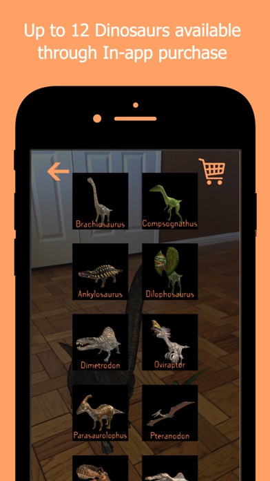 dinosAR - Dinosaurs in AR screenshot 4