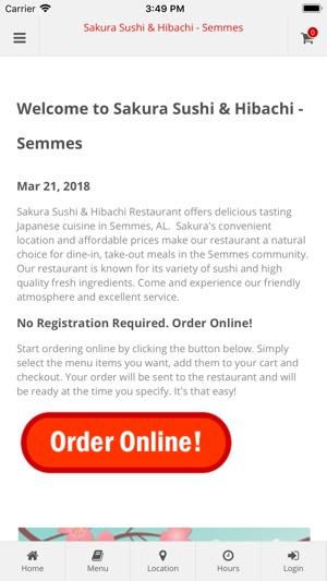 Sakura Sushi & Hibachi Semmes