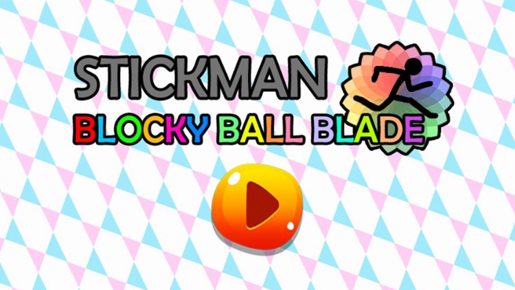 Stickman Blocky Ball Blade