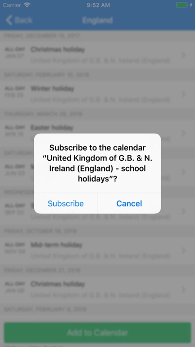 World Wide School Holidays screenshot 3