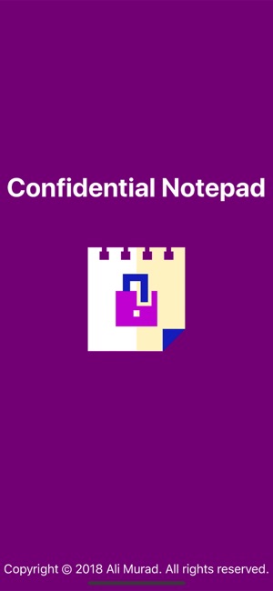 Confidential Notepad