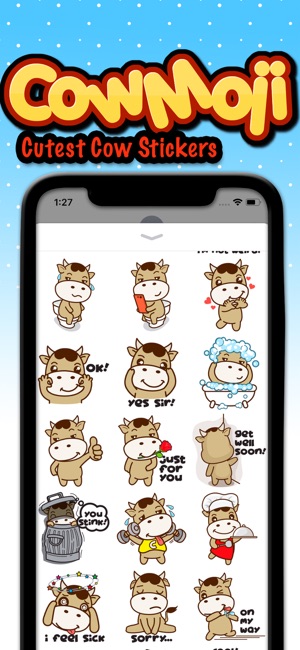 CowMoji Cutest Cow Stickers(圖3)-速報App