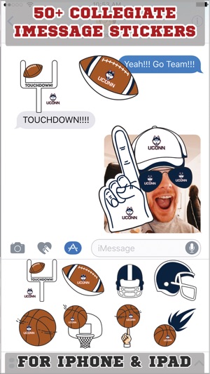 Connecticut Huskies Stickers PLUS(圖1)-速報App