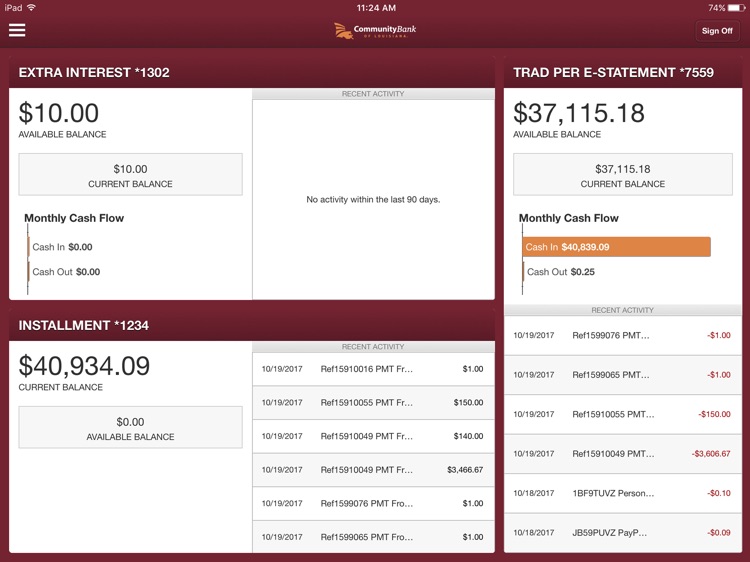 CBLA Mobile Banking for iPad screenshot-3