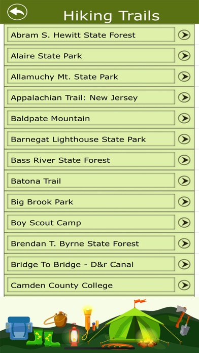 New Jersey Campground & Trails screenshot 4