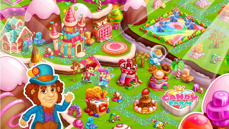 Candy Farm and Magic cake town screenshot-6