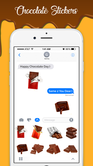 Chocolate Day Stickers screenshot 4