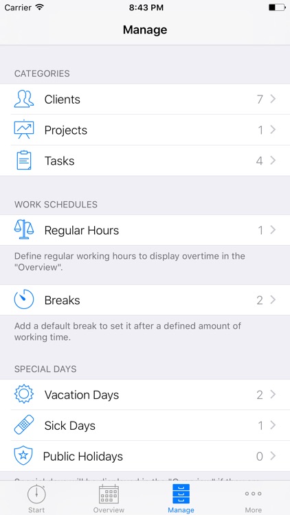 atWork Timesheet