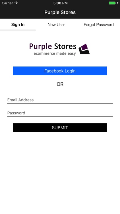 Purple Stores App