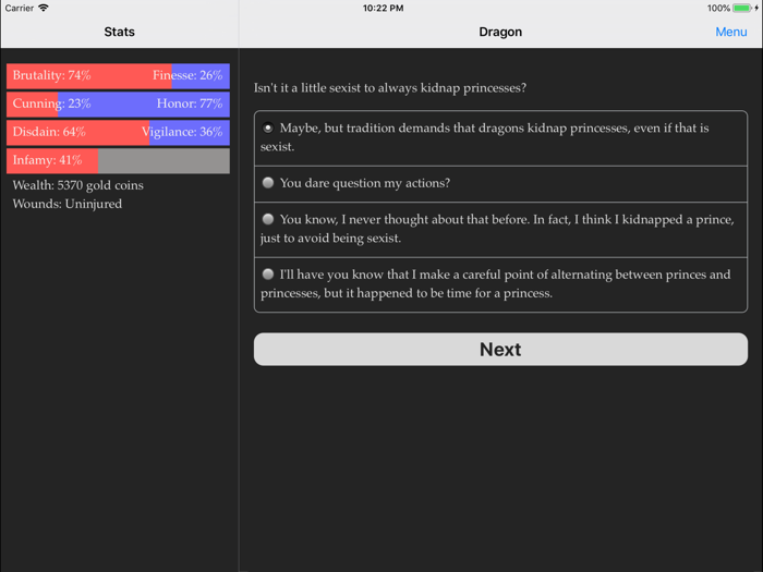 Choice of the Dragon