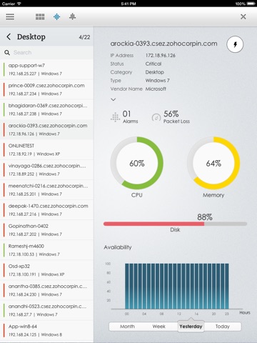 OpManager for iPad screenshot 3