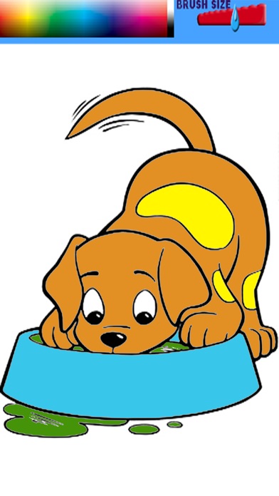 Cute Pet Coloring Book Game screenshot 3