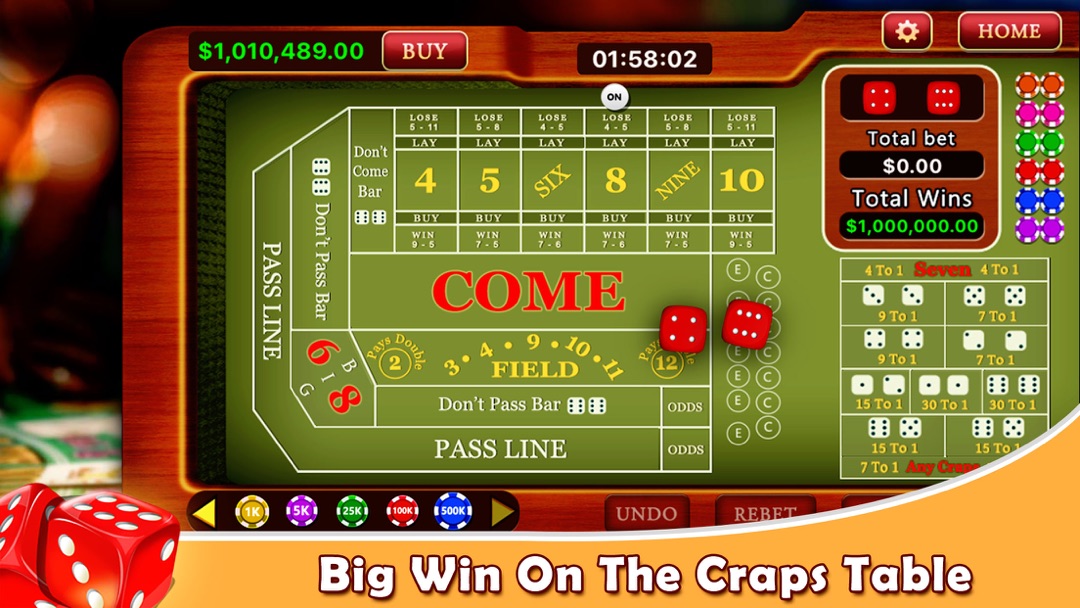 Play free craps for fun