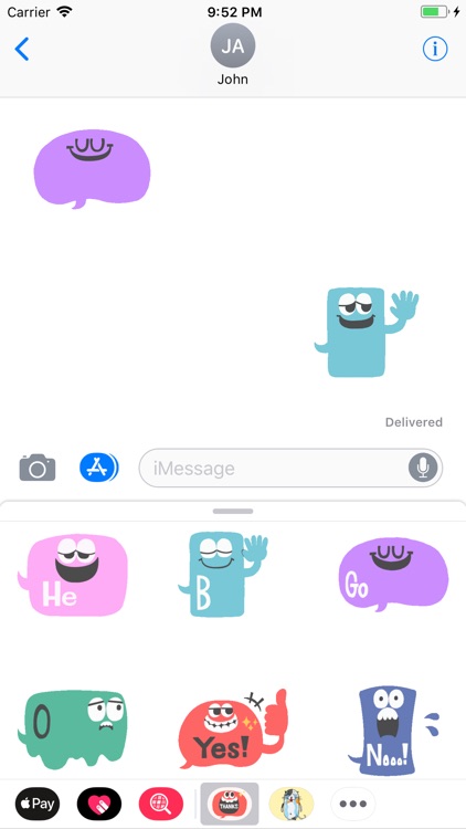 Cute Bubble Text Animated