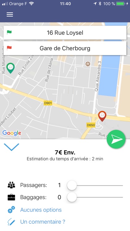 Cherbourg Octeville Taxis