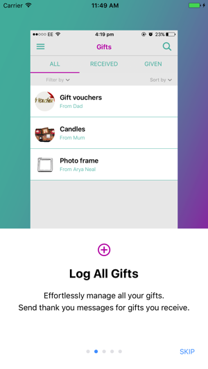 GiftLog - Gift List Manager(圖2)-速報App