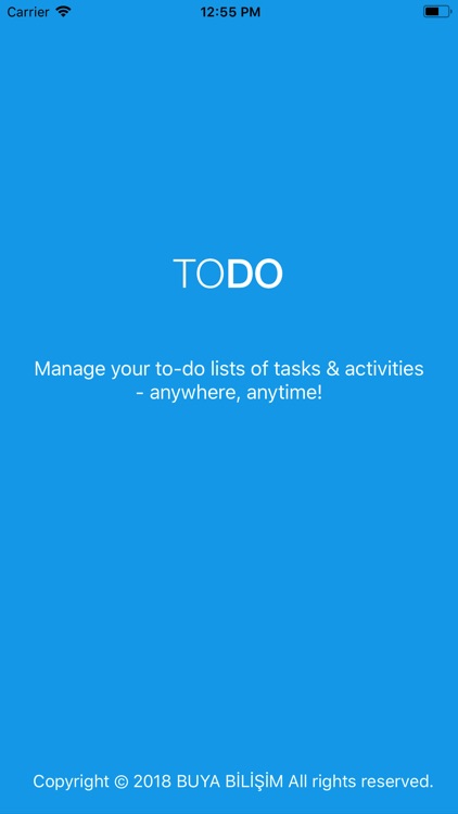 To Do -  List of Tasks