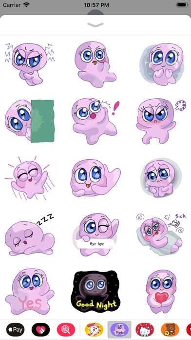Jolly Jelly Emojis Sticker App screenshot 2