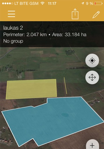 GPS Fields Area Measure Map screenshot 2