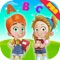 This simple spelling learning game for children, helps children learn how to spell and recognize words in English in a better way