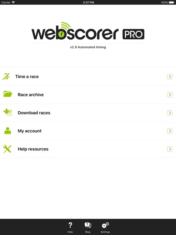 Webscorer Race & Lap Timer HD