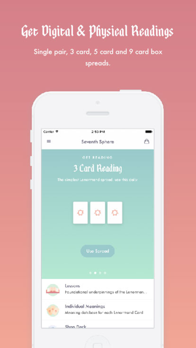 How to cancel & delete Seventh Sphere Lenormand Tarot from iphone & ipad 4