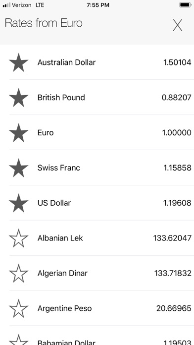 Currency Calculator Deluxe screenshot 3