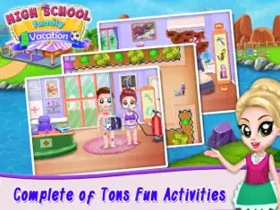 Screenshot 5 High School Family Vacation 2 iphone