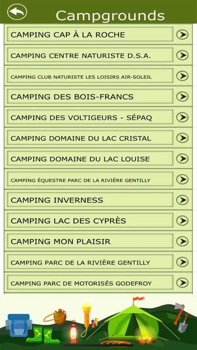 Quebec Campgrounds & Trails screenshot 4